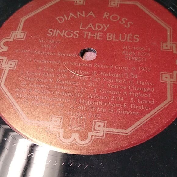 Diana Ross Lady Sings The Blues Vinyl Record - Picture 11 of 13